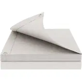 vidaXL Zeil met Oogjes Wit 3 x 3 m 260 gsm PE