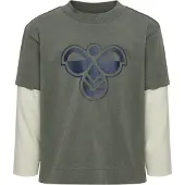 Hummel Shirt grijs / offwhite