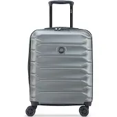 Delsey Meteor 4 wielen Cabinewagen 55 cm met uitbreidingsplooi grijs