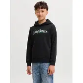 Jack & jones Junior Sweatshirt 'JJTom' blauw / jade groen / zwart / wit