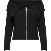 ONLY Gebreid vest 'ONLElly' zwart