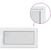 vidaXL Kelderraam RISOR 110 x 55 cm PVC en Glas