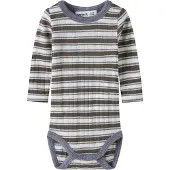 Name it Rompertje/body navy / wit