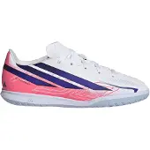 Adidas F50 Hyperfast Club Zaalvoetbalschoenen (IN) Kids Wit Paars Roze
