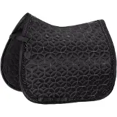 Eskadron Zadeldek Mattgloss Contrast Jewel Platinum 26/27 Full Zwart