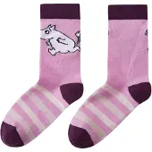 Reima Sportsokken ' Moomin Randig ' pink / zwart