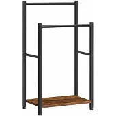Ceruzo Handdoekenrek Vrijstaand – 2 Handdoekstangen – Metaal-MDF – Badkamerrek – 80 cm