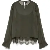 Vero Moda Blouse 'VMLalie' donkergroen