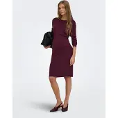ONLY Olmfemi Korte Jurk Dames Rood M