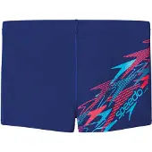 Speedo Medley Logo EnduraFlex zwemboxer - donkerblauw/oranje Sportzwemboxer Jongens Nylon - maat 176