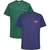 Hummel Shirt blauw / groen / gemengde kleuren