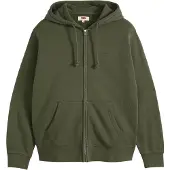 Levi's Sweatvest donkergroen