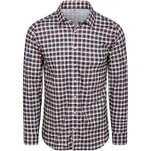 Desoto Overhemd Checks Bruin Navy | Donkerblauw | Maat XL