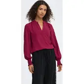 ONLY Blouse 'ONLMETTE' bordeaux
