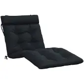 vidaXL Ligstoel Kussen VIANEN 100% Polyester Donkerblauw