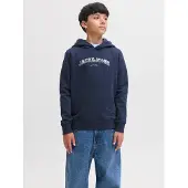 Jack & jones Junior Sweatshirt 'JJAvery' donkerblauw / wit