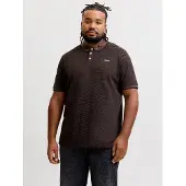 Jack&Jones PLUS Plus Size Polo Shirt EU5XL US3XL Bruin