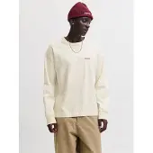 Jack & Jones Shirt 'JORFREDERIKSBERG' wijnrood / wolwit