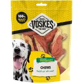Voskes 15x Hondensnacks Original Konijnenoren met Konijn 400 gr