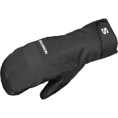 Salomon - Skihandschoenen - Force Mitts U Deep Black voor Unisex - Maat M - Zwart