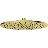 Boss & Wessing Luxe hoofddouche rond 30 cm geborsteld messing goud