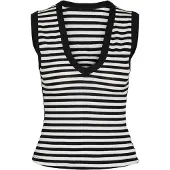 Noisy May Top 'NMStormi' zwart / wit