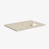 Boss & Wessing Bws paris 80 wastafel zand 1 kraangat