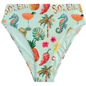 Next Bikinibroek geel / groen / mintgroen / rood