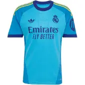 Adidas Tricot 'Real Madrid 26/27 Torwart' azuur / royal blue/koningsblauw / donkerblauw / geel