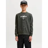 Jack & Jones Junior Sweatshirt 'Club Branding' donkergrijs