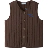 Name it Bodywarmer 'NMMLEON' royal blue/koningsblauw / chocoladebruin / wit