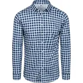 Desoto Overhemd Checks Blauw Navy | Donkerblauw | Maat 3XL