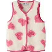 Name it Bodywarmer framboos / wit