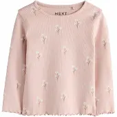 Next Shirt lichtbeige / blauw / bruin / rosa