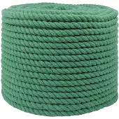vidaXL Katoenen Touw 14 mm 100 m Groen 100% katoen