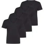Sloggi Heren onder t-shirts 4 pack SLG Base