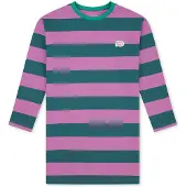 Schiesser Nachthemd ' Nightwear ' petrol / bessen / pink
