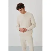 Tommy Life Heren Katoen-Polyester Fleece Sweatshirt en Broek Set