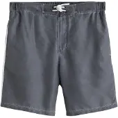 Next Boardshorts grijs / donkergrijs / wit