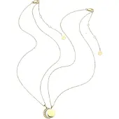 Hey Happiness Ketting 'Connected Sun & Moon' goud