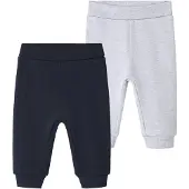 Name it Broek 'NBNLUNNA' marine / grijs gemêleerd