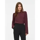 Vila Blouse 'VIPALLAS' wijnrood