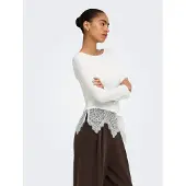 ONLY Shirt 'ONLLaila' offwhite