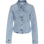 Noisy May Blouse 'NMGina Berry' lichtblauw