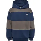 Hummel Sweatshirt enziaan / grijs / wit