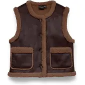 Vero Moda Bodywarmer 'VMLina' donkerbruin