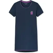 Schiesser Nachthemd ' Casual Essentials ' donkerblauw