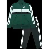 Adidas Trainingspak 'Seasonal Essentials Tiberio' donkergroen / zwart / wit
