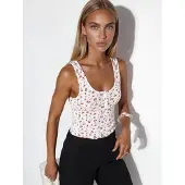 Busem Bloemige Knopjes Camisole Top