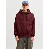 Helmi Motors Sweatshirt 'JORFrederiksberg' wijnrood